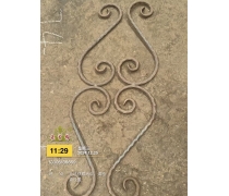 鐵藝大門護欄配件-S型花