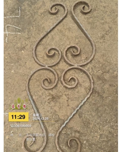 鐵藝大門護欄配件-S型花