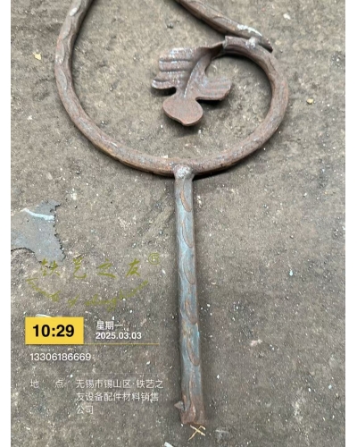 鐵藝樓梯欄桿配件材料-鐵藝梯花