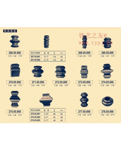 鐵藝熟鐵鑄件